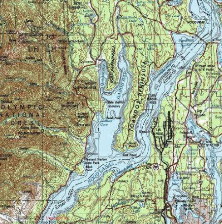 Hood Canal Depth Chart